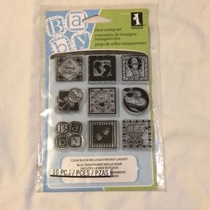 Inkadinkado Baby Inchie Clear Stamp Set